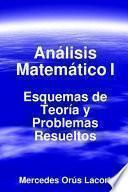 libro Análisis Matemático I   Esquemas De Teoría Y Problemas Resueltos